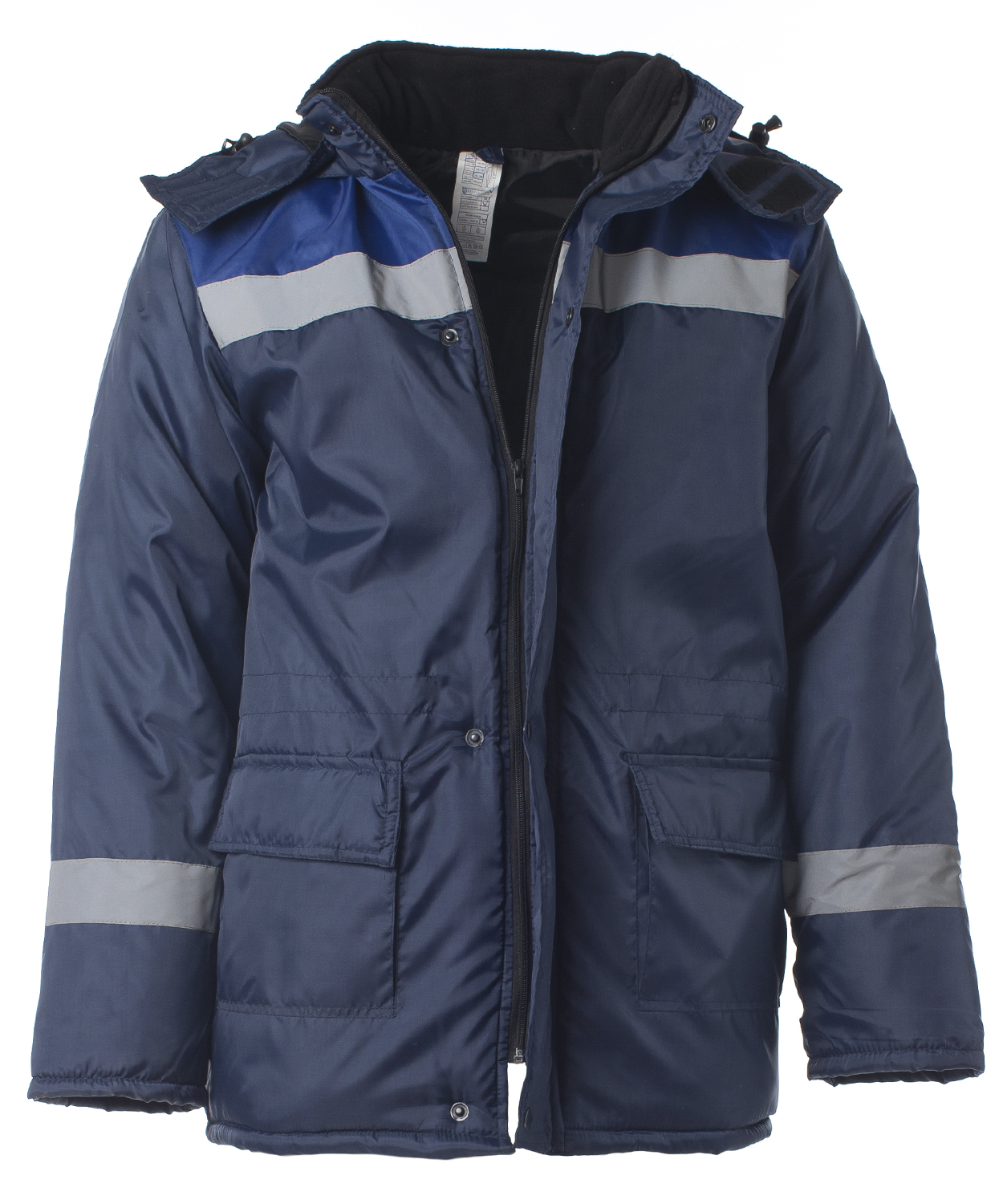 Куртка СТАНДАРТ зимняя с СОП (т.синий/васильковый)