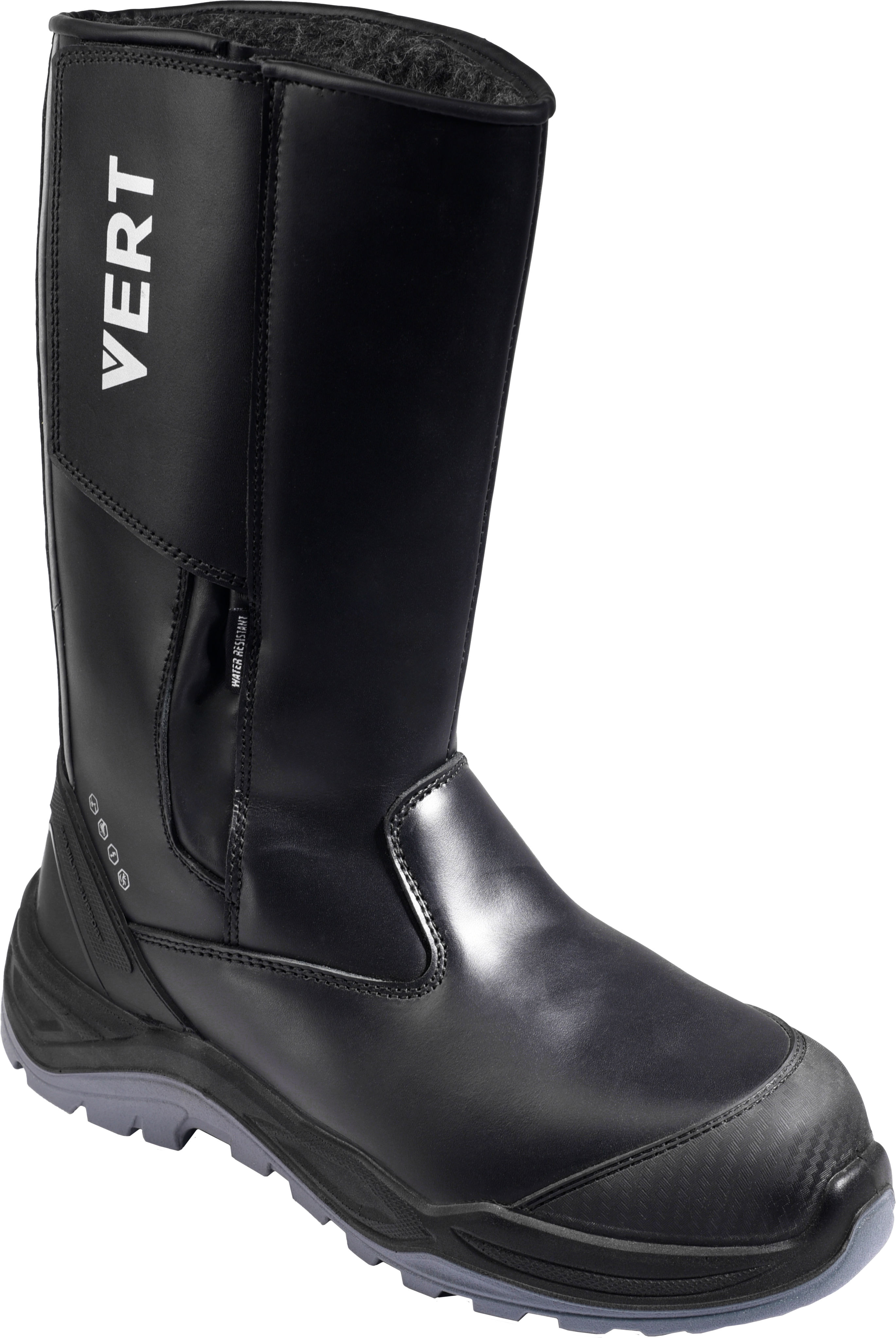 Сапоги VERT ПУ/ТПУ высокие шерст.мех с КП и КС