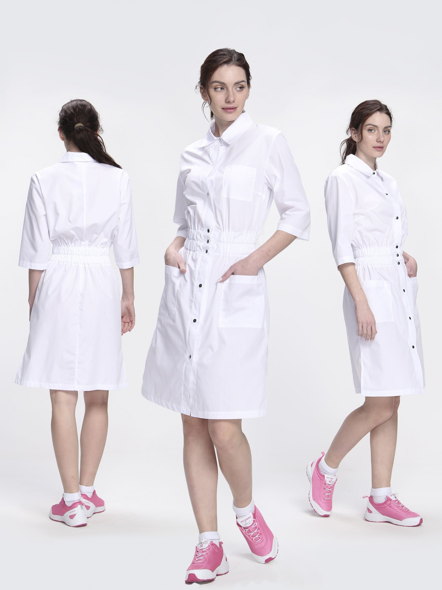 Халат MEDLINE СИМПЛ-004 женский (белый)