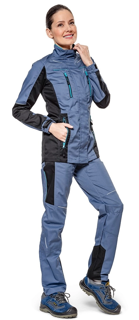 Костюм КРАНЦ женский с БР (маренго/черный/голубой)