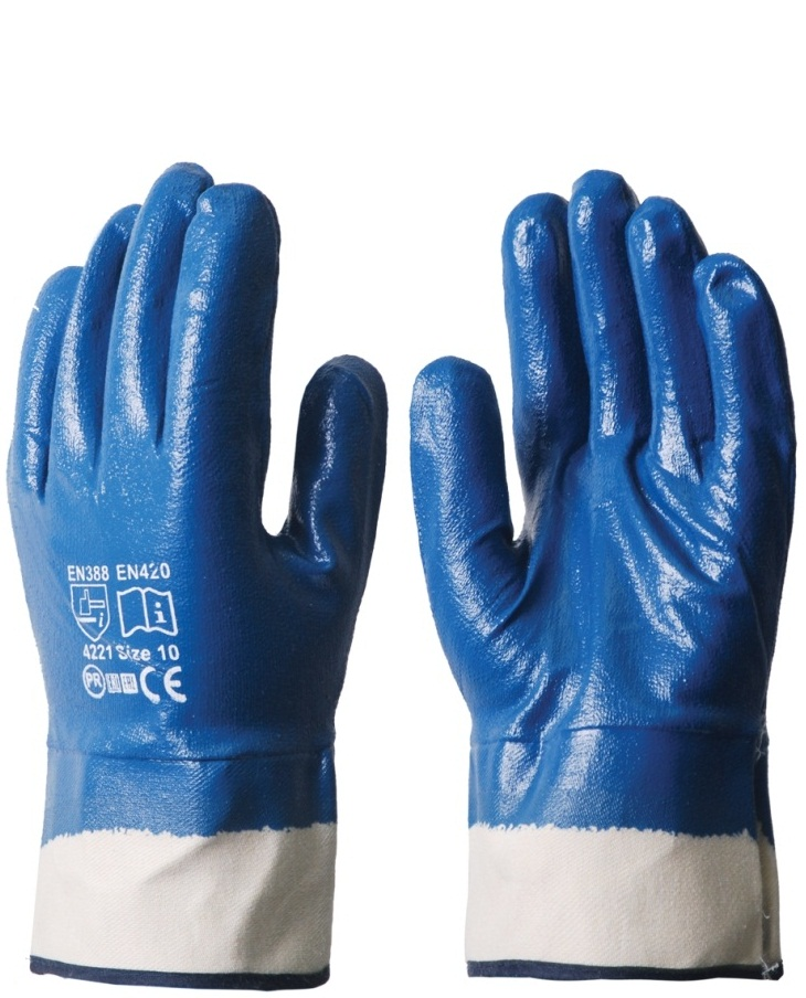 Перчатки с нитриловым покрытием К/П