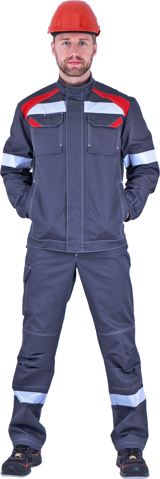 Костюм СТАРАТЕЛЬ с БР (серый)