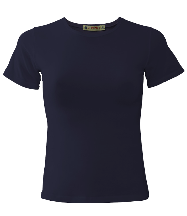 Футболка REDFORT женская стрейч (т.синий)
