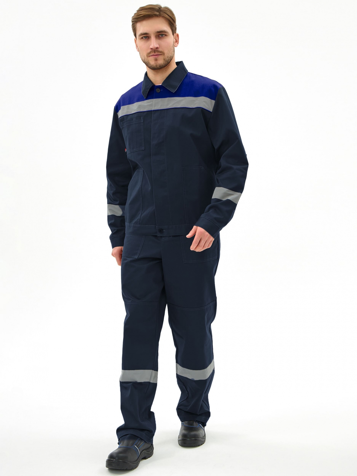 Костюм ЛИПЕЦК-2 СОП CH с ПК (т.синий/васильковый)