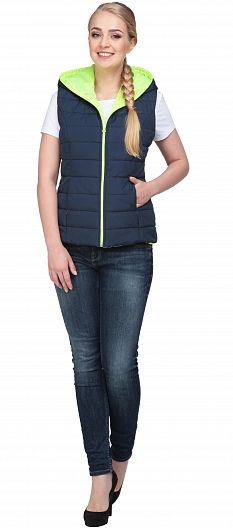 Жилет ФЬЮЖЕН женский зимний (т.синий)