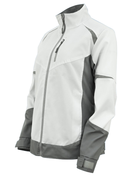 Куртка BRODEKS KS 228 женская (белый/серый)