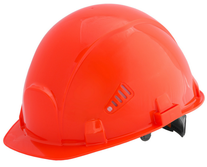 Каска РОСОМЗ™ СОМЗ-55 ФАВОРИТ ТРЕК RAPID с храповиком 75616 (красный)