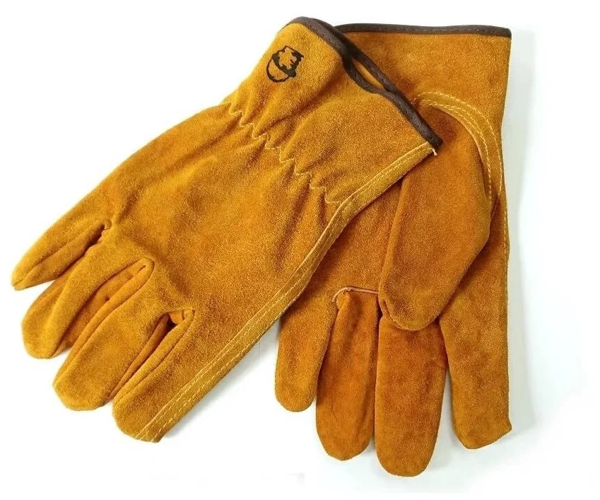 Перчатки РосМарка цельноспилковые (жёлтый)