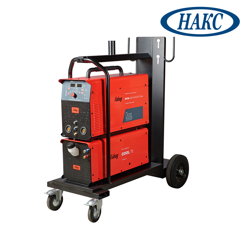 Инвертор FUBAG INTIG 320 T W AC/DC PULSE НАКС+горелка FB TIG 18 5P 4m+блок Cool 70+тележка