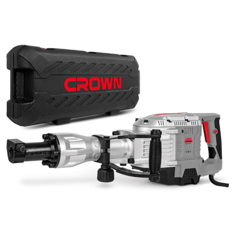 Отбойный молоток CROWN CT18185 BMC 1700Вт HEX 30 1300уд/мин 45Дж