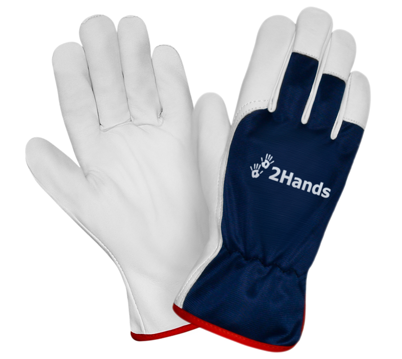 Перчатки 2Hands 0750 кожаные комбинированные