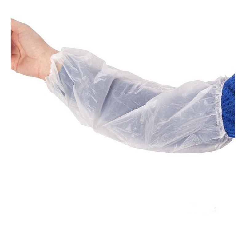 Нарукавники одноразовые (белые, голубой) ОТГРУЗКА КРАТНО 50 ПАР 100ШТ