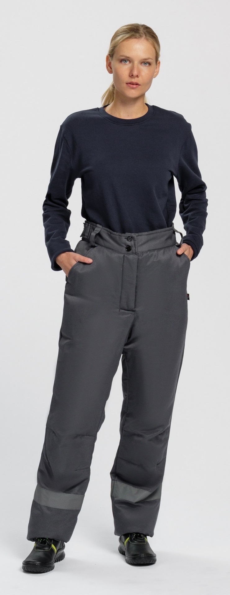 Брюки ВЬЮГА СОП зимние женские (т.серый)