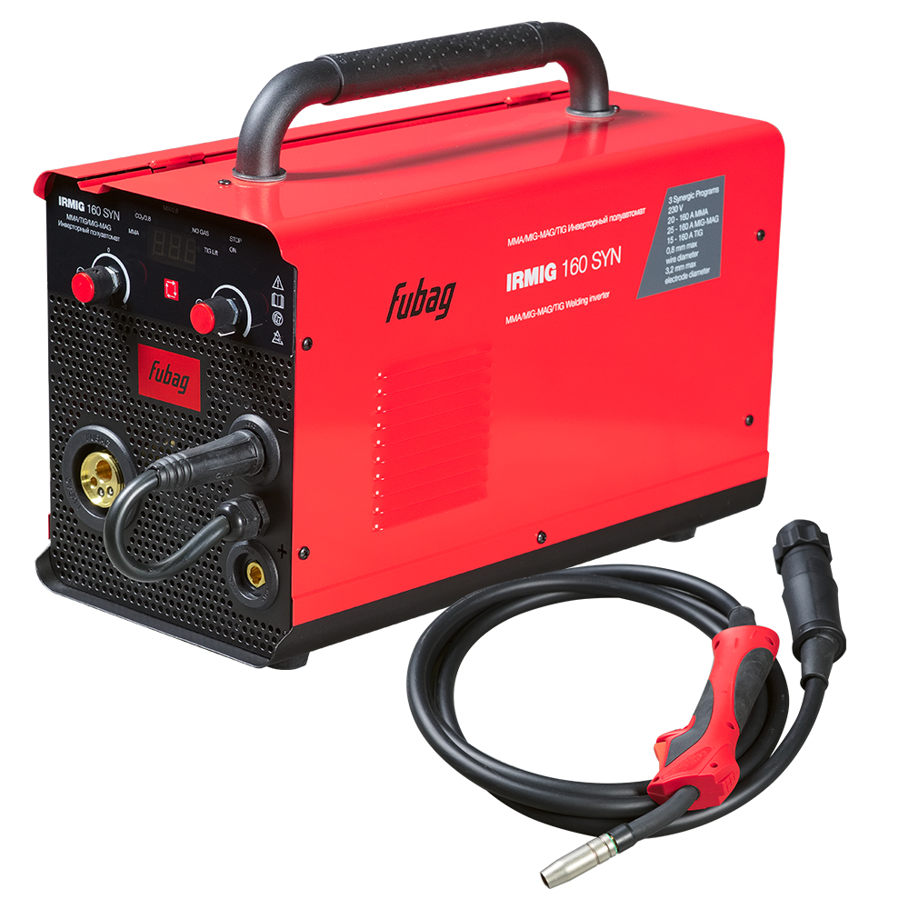 Сварочный полуавтомат FUBAG IRMIG 160 SYN с горелкой 150 А 3м