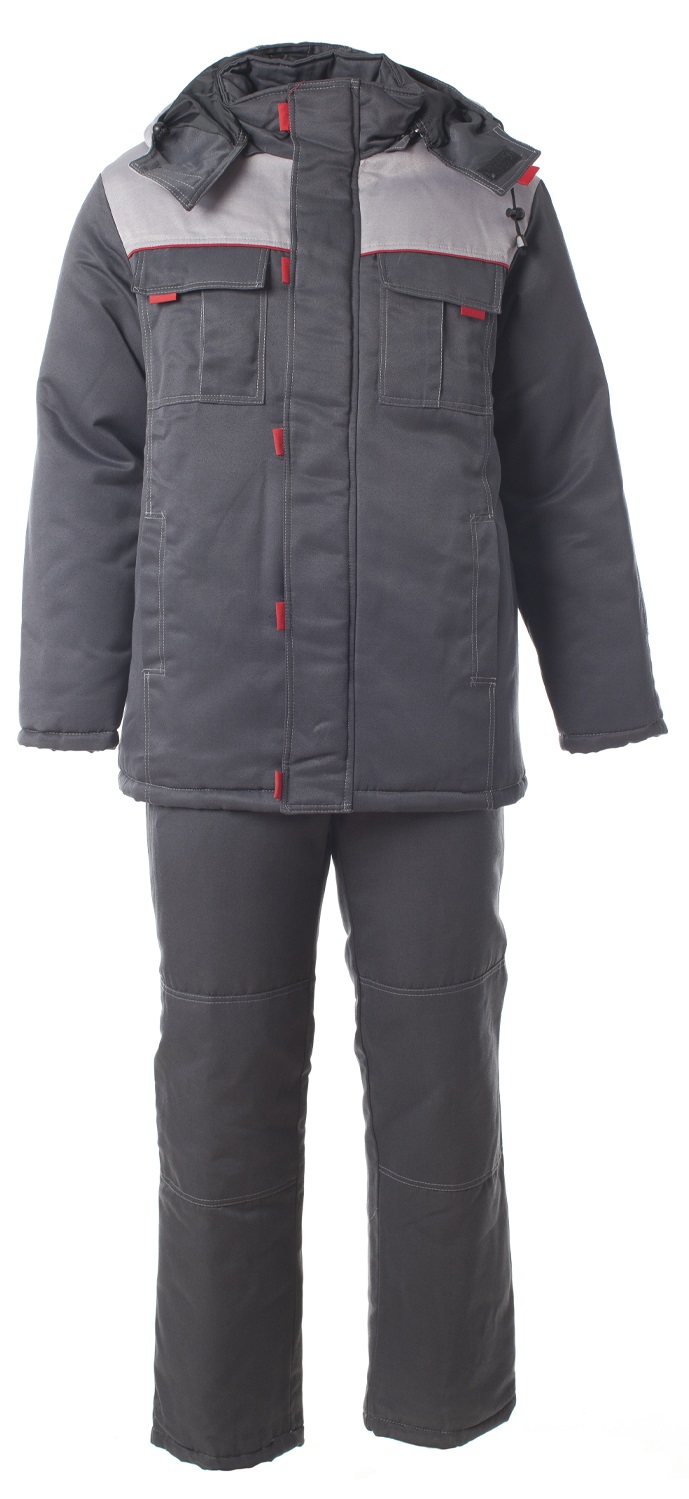 Костюм ФАВОРИТ-1 зимний с БР (т.серый)