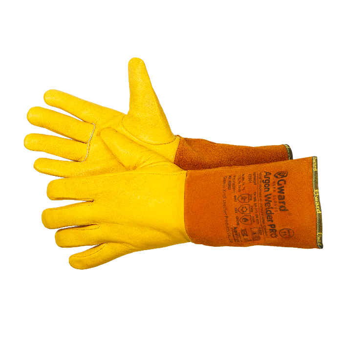Краги ARGON WELDER PRO из спилка (желтый)