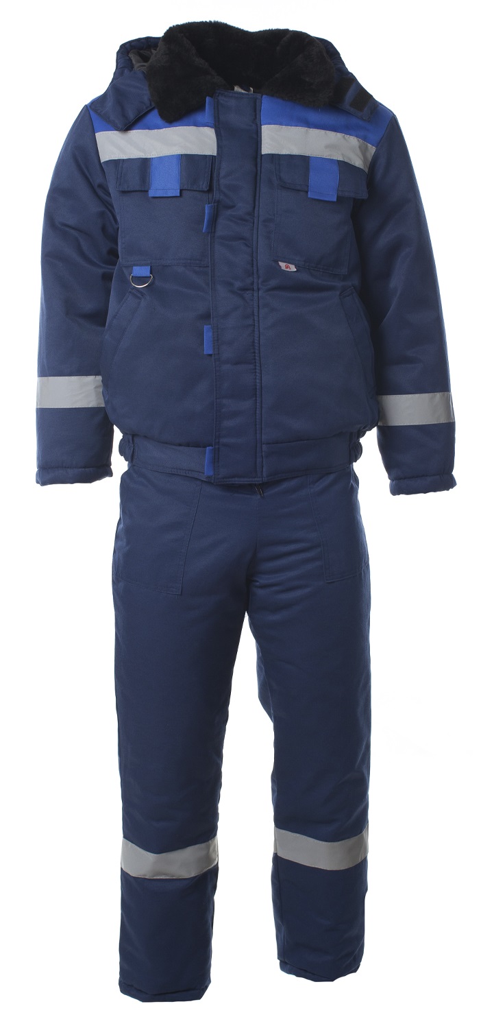 Костюм ОРИОН ГРЕТА зимний с ПК (т.синий/васильковый)