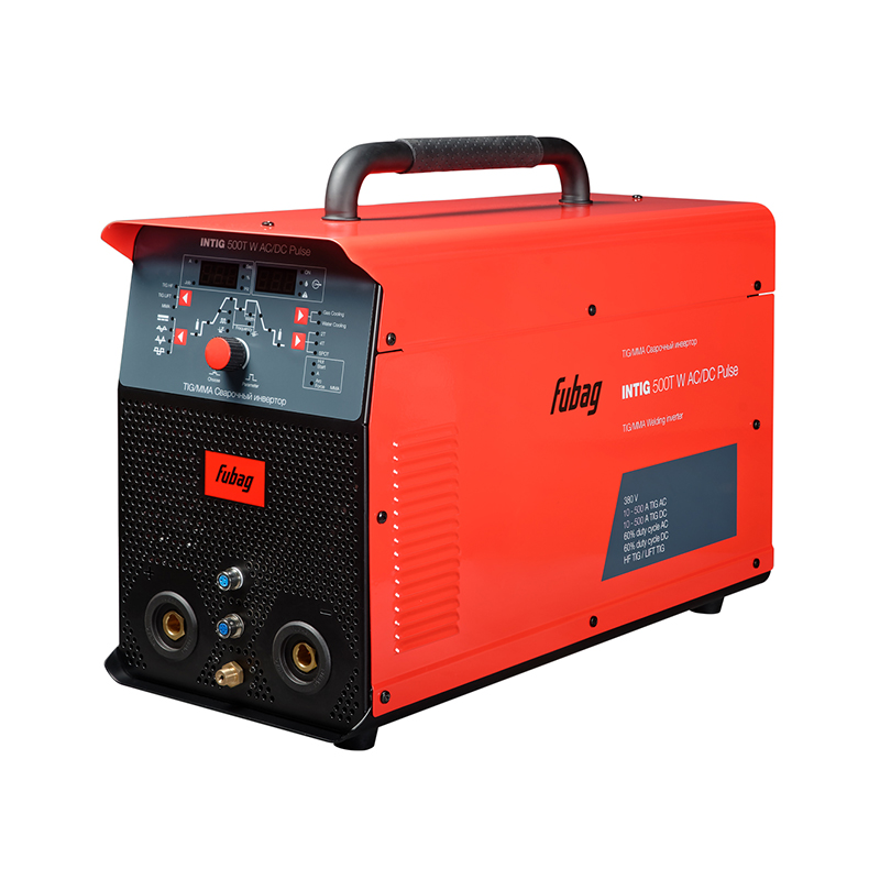 Сварочный инверторный аргонодуговой аппарат FUBAG INTIG 500 T AC/DC PULSE с горелкой FB TIG 26 5P 4m