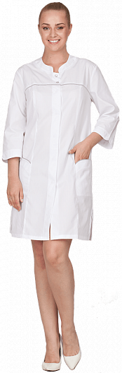 Халат МЕЧТА женский (белый)