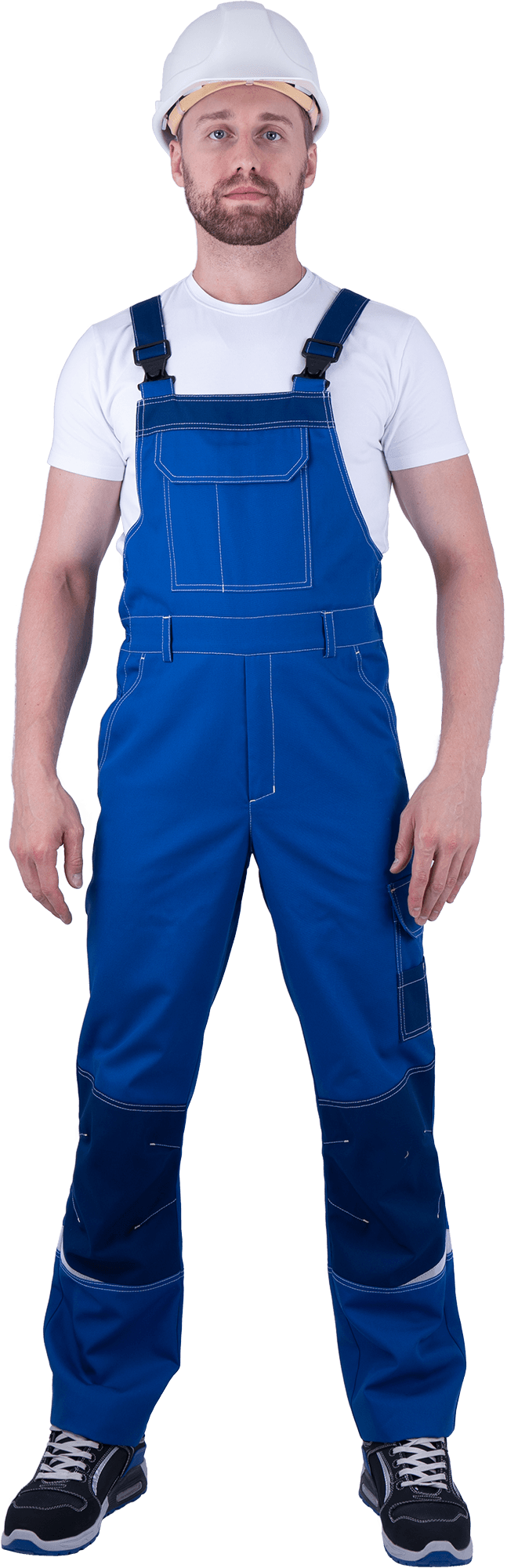 Полукомбинезон ТУРБО SAFETY (василек/синий)