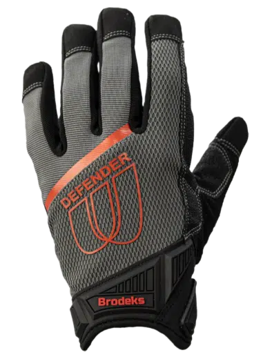 Перчатки из искусственной кожи Brodeks Defender G-62 (серый)