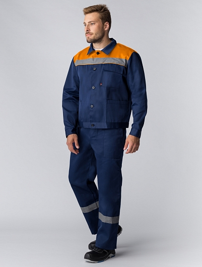 Костюм Т-2 СОП с ПК (т.синий/оранжевый)