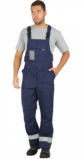 Полукомбинезон Антистатический (т.синий/серый)