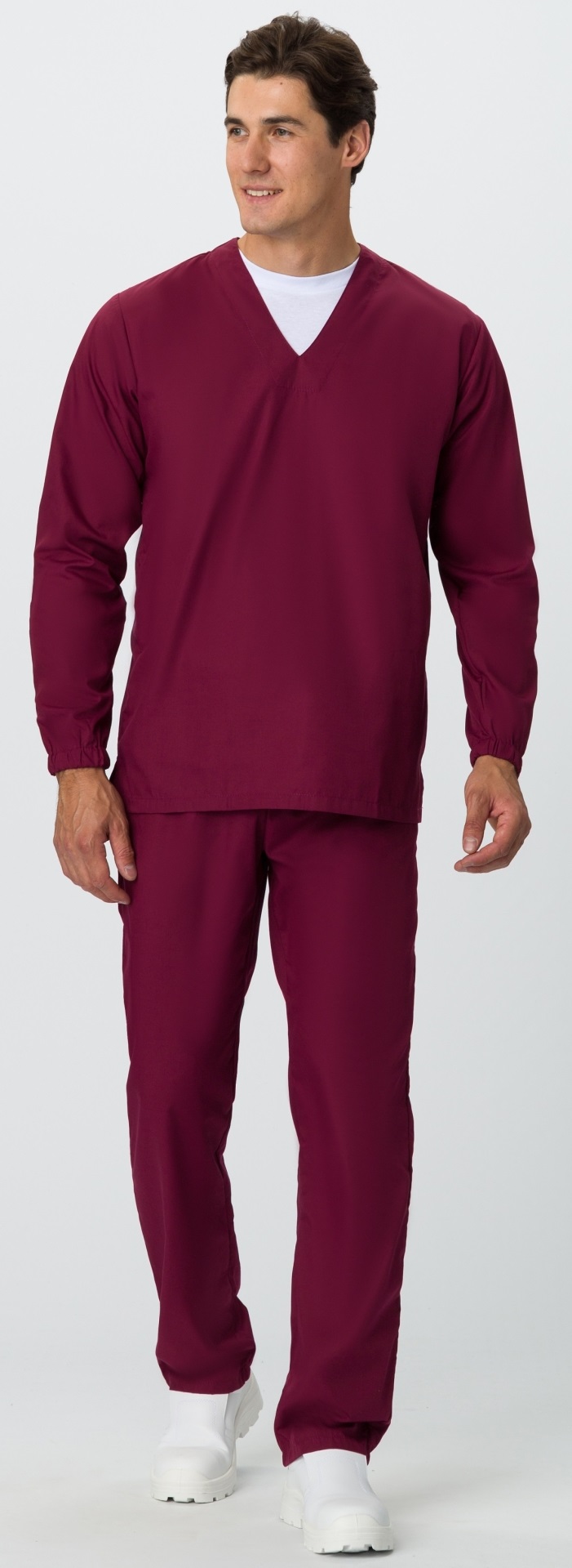 Костюм ХАССП-БАЗА с БР (бордовый)