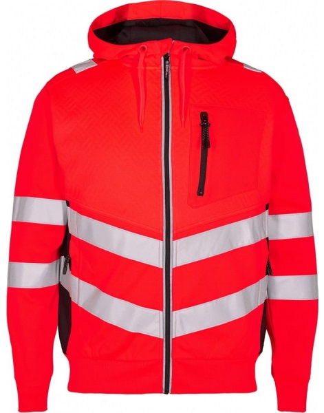 Куртка ENGEL SAFETY SWEAT CARDIGAN 8025-241 (сигнальный красный/черный)