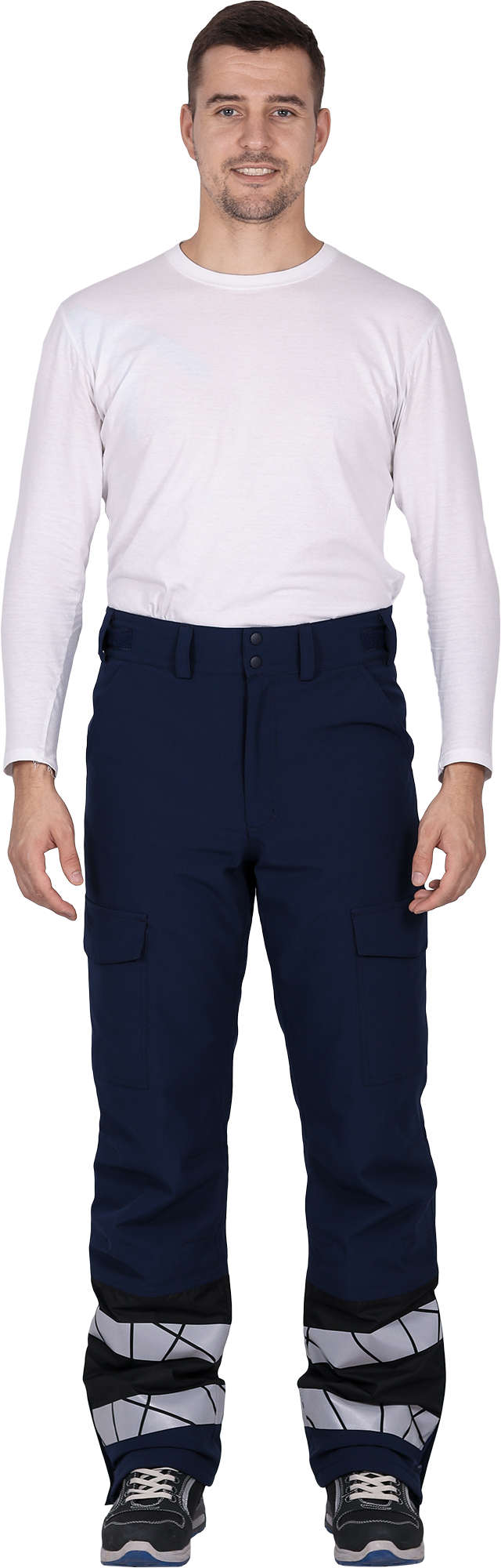 Брюки ACTIVE зимние (синий/черный)