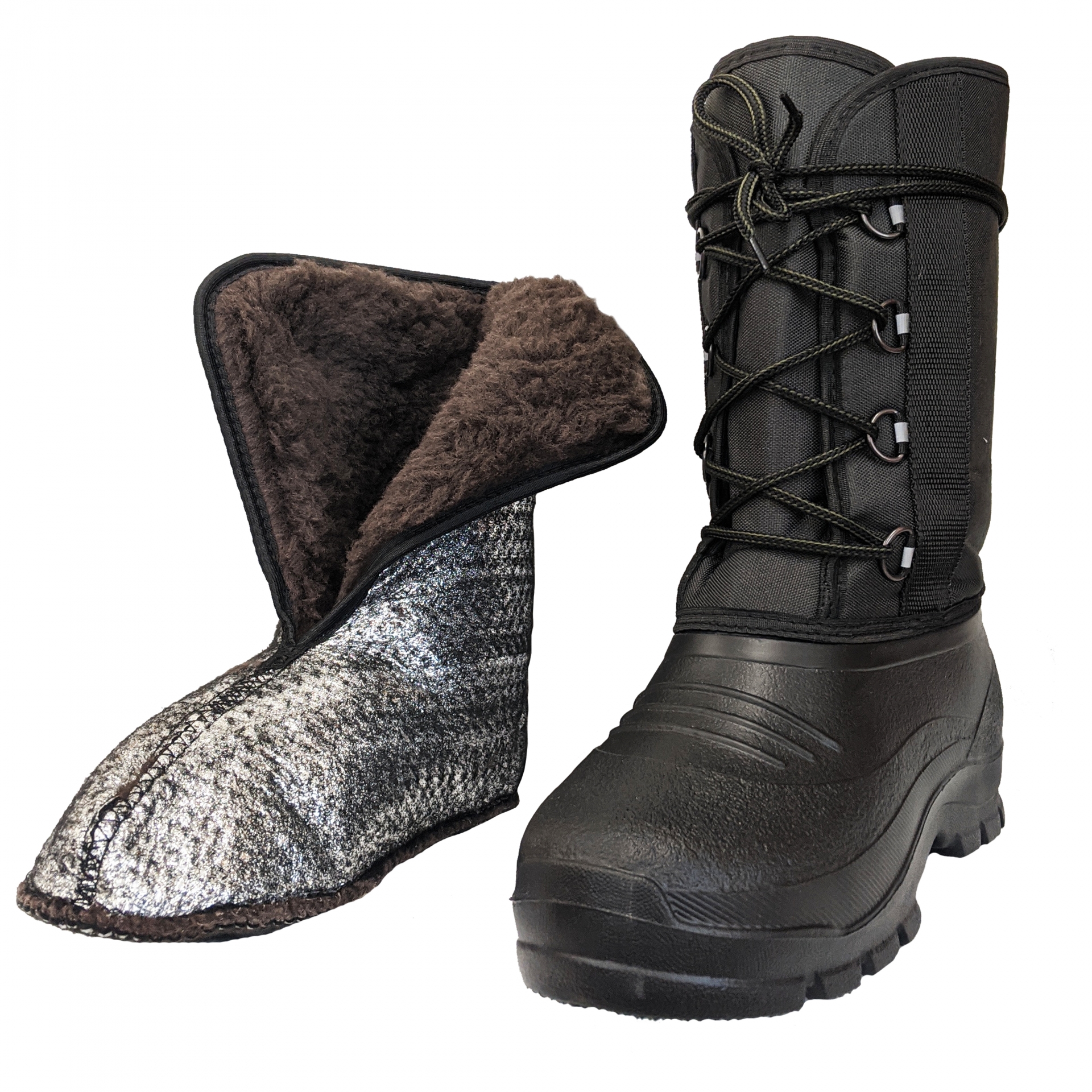 Сапоги МИЛИТАРИ ЛАЙТ STEP зимние ЭВА (черный)