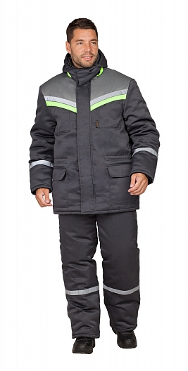 Костюм ВЬЮГА зимний с БР (т.серый)