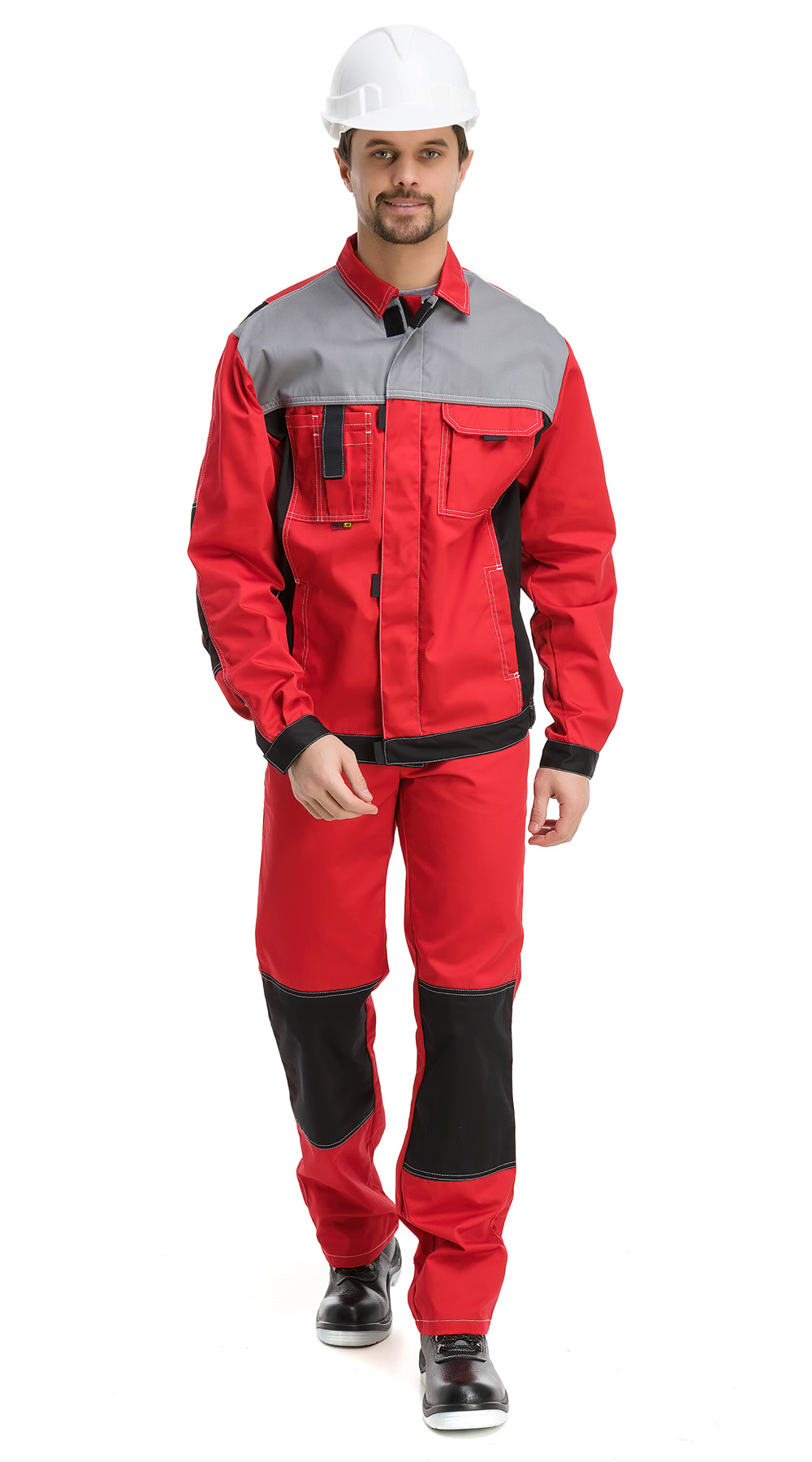Костюм RONTA KS212 с ПК (красный/серый/черный)