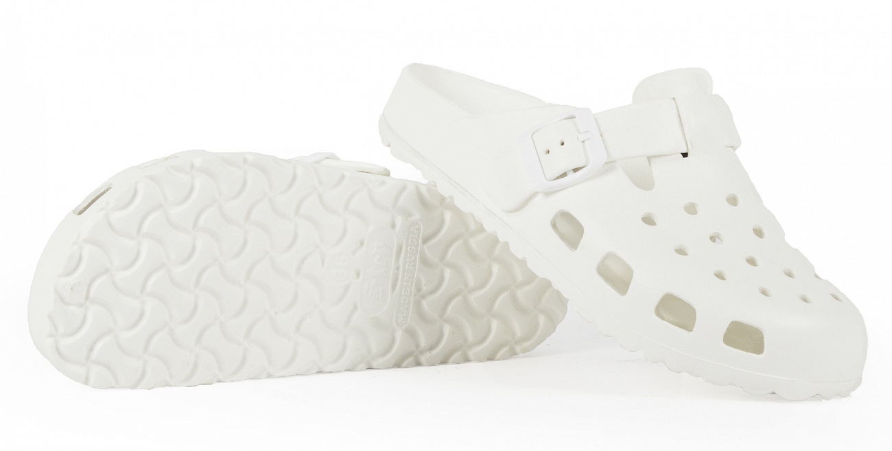 Сабо МЕДИК ЭВА женские с перфорацией (белый)