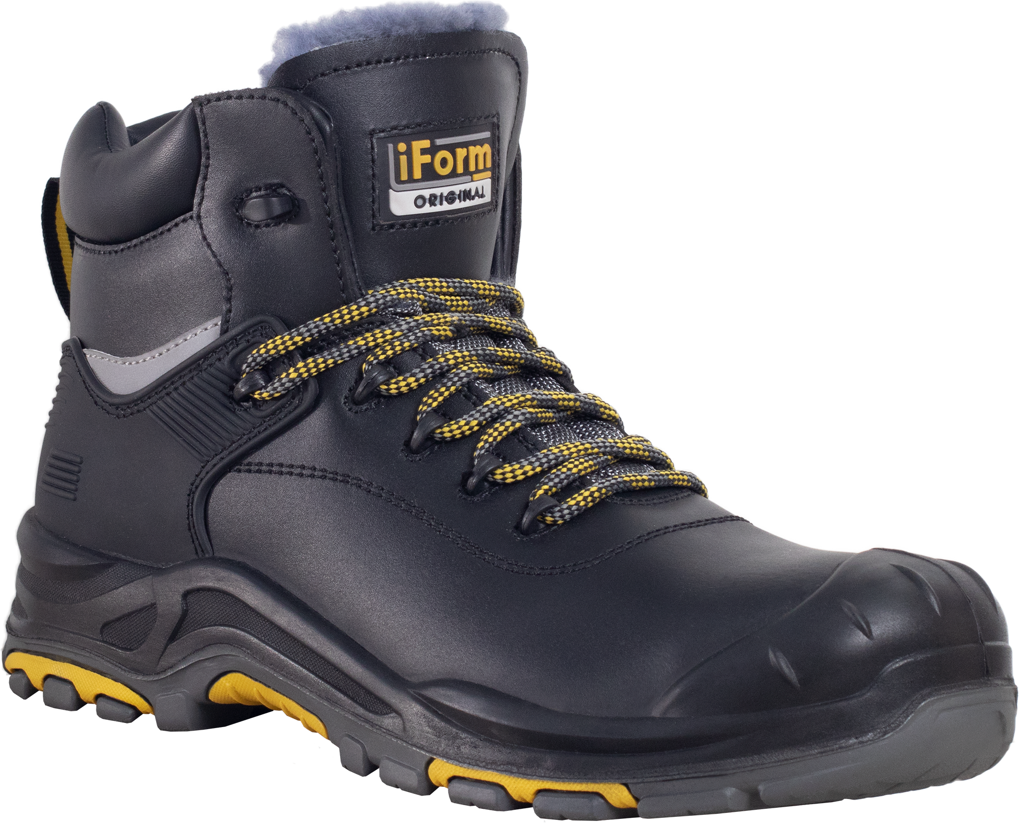 Ботинки iForm® ORIGINAL (ОРИДЖИНАЛ) ПУ/нитрил шерст. мех с КП и КС