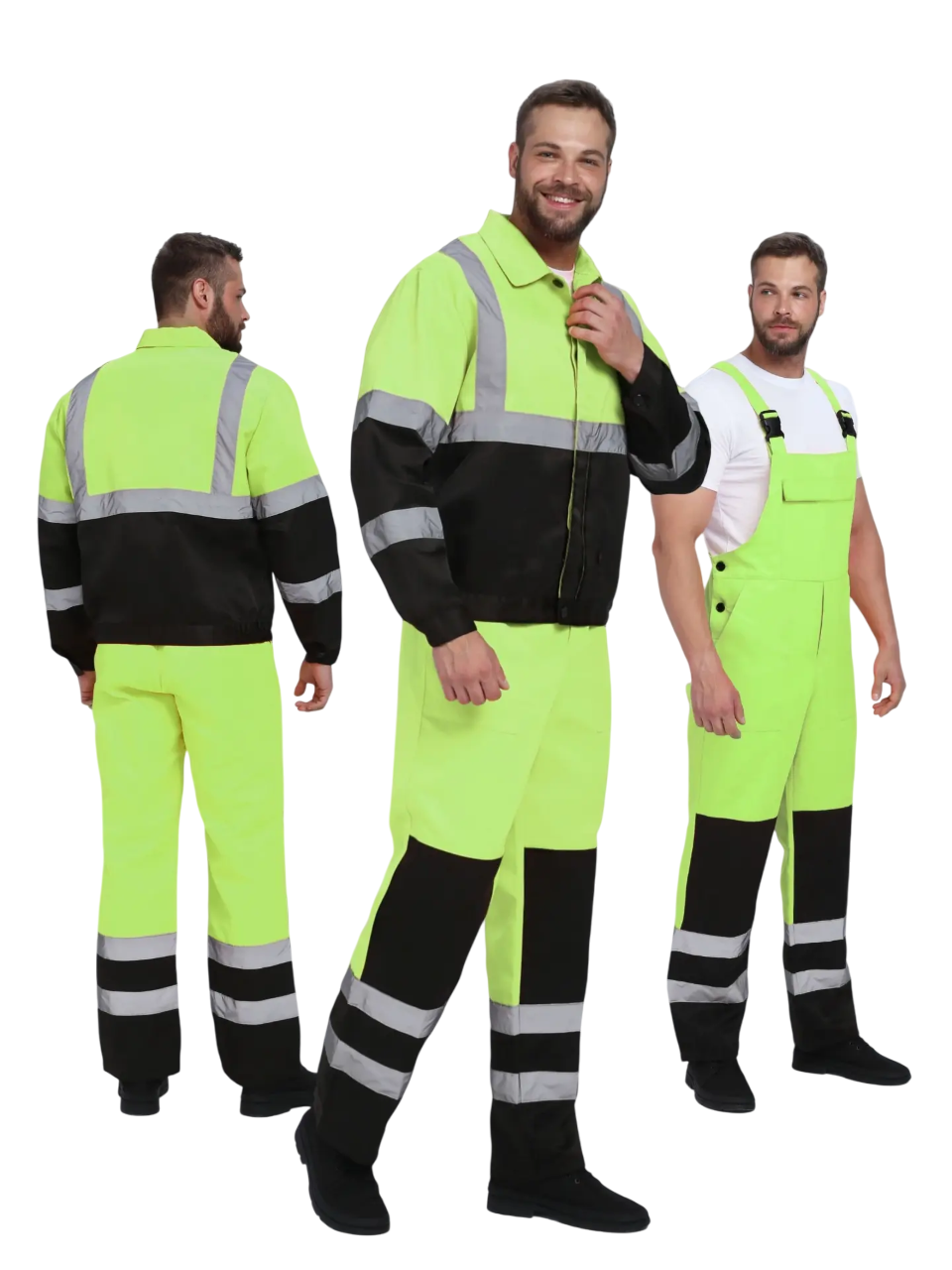 Костюм НЕОН СН сигнальный с ПК (желтый/черный)