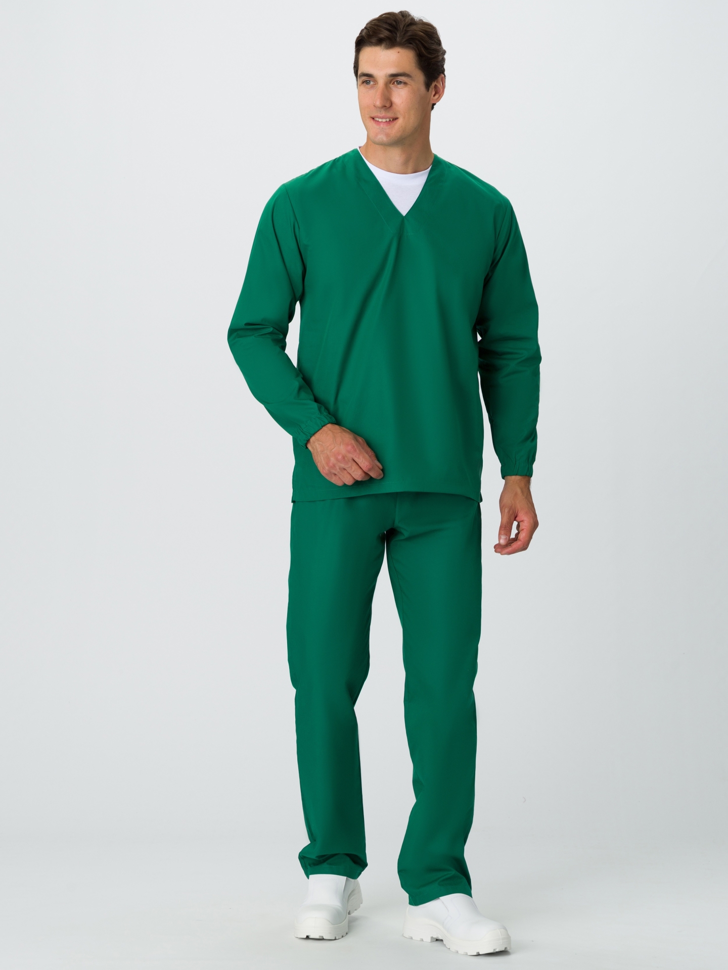 Костюм ХАССП-БАЗА с БР (т.зеленый)