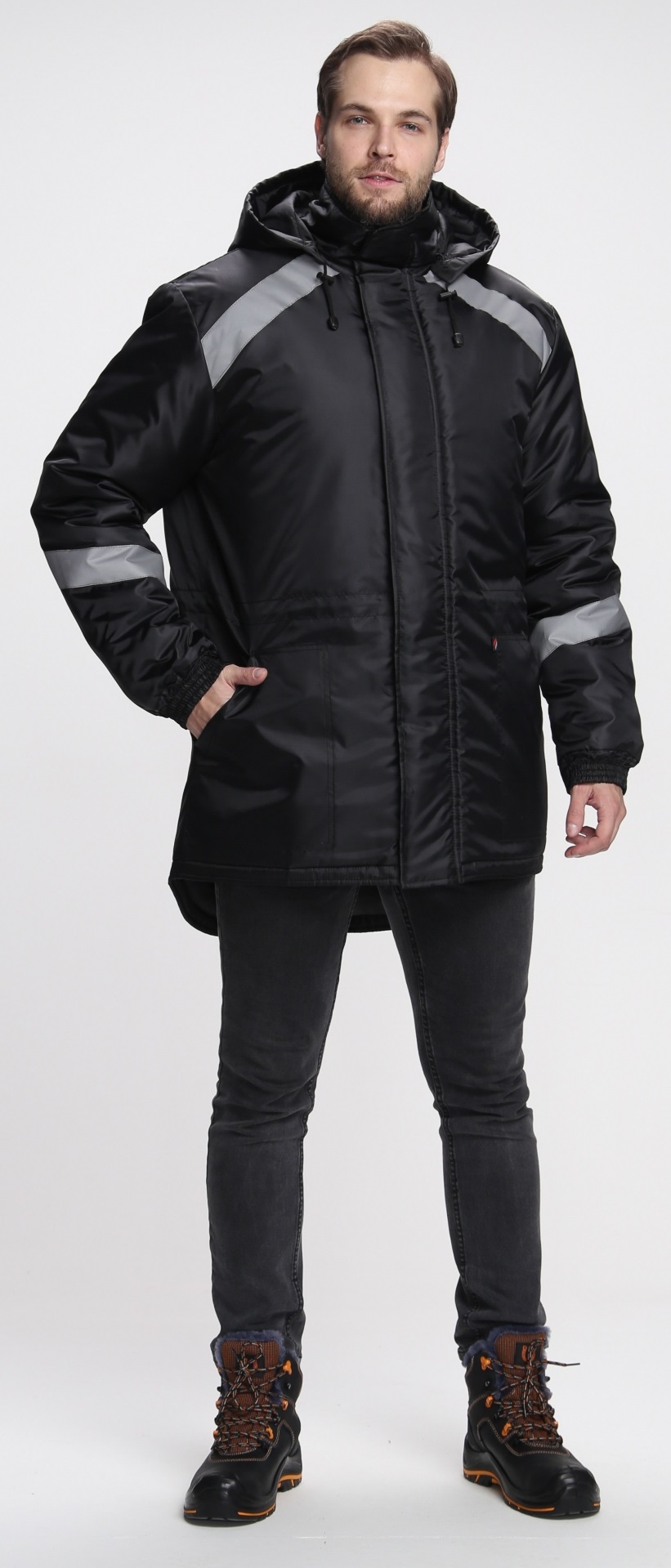 Куртка ПРОГРЕСС зимняя (черный)