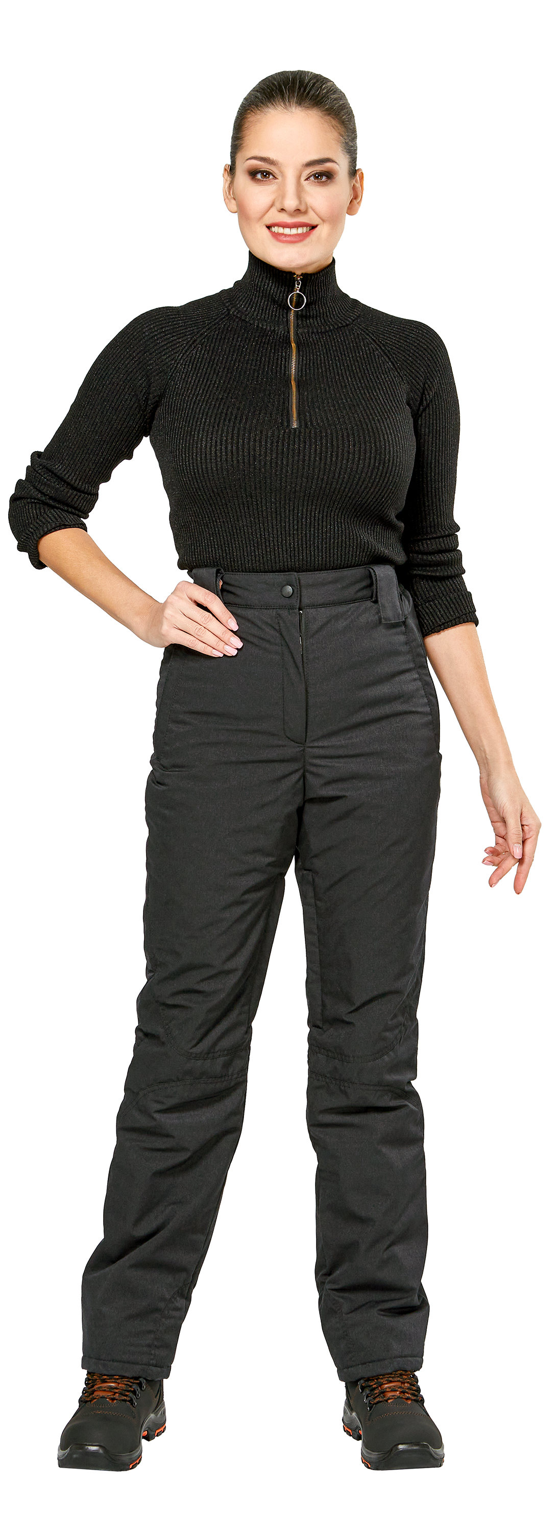 Брюки ЕНИСЕЙ зимние женские (черный)