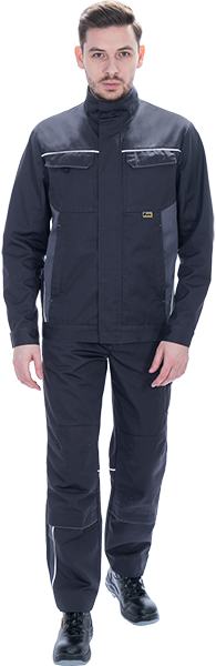 Куртка GT (т.серый/серый)