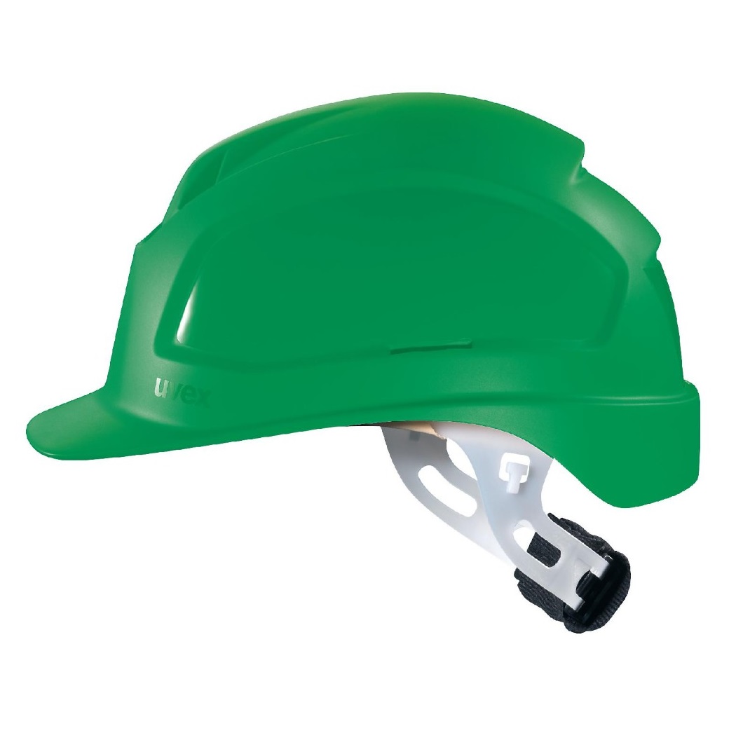 Каска защитная UVEX ФЕОС E-WR с храповиком (зеленый)