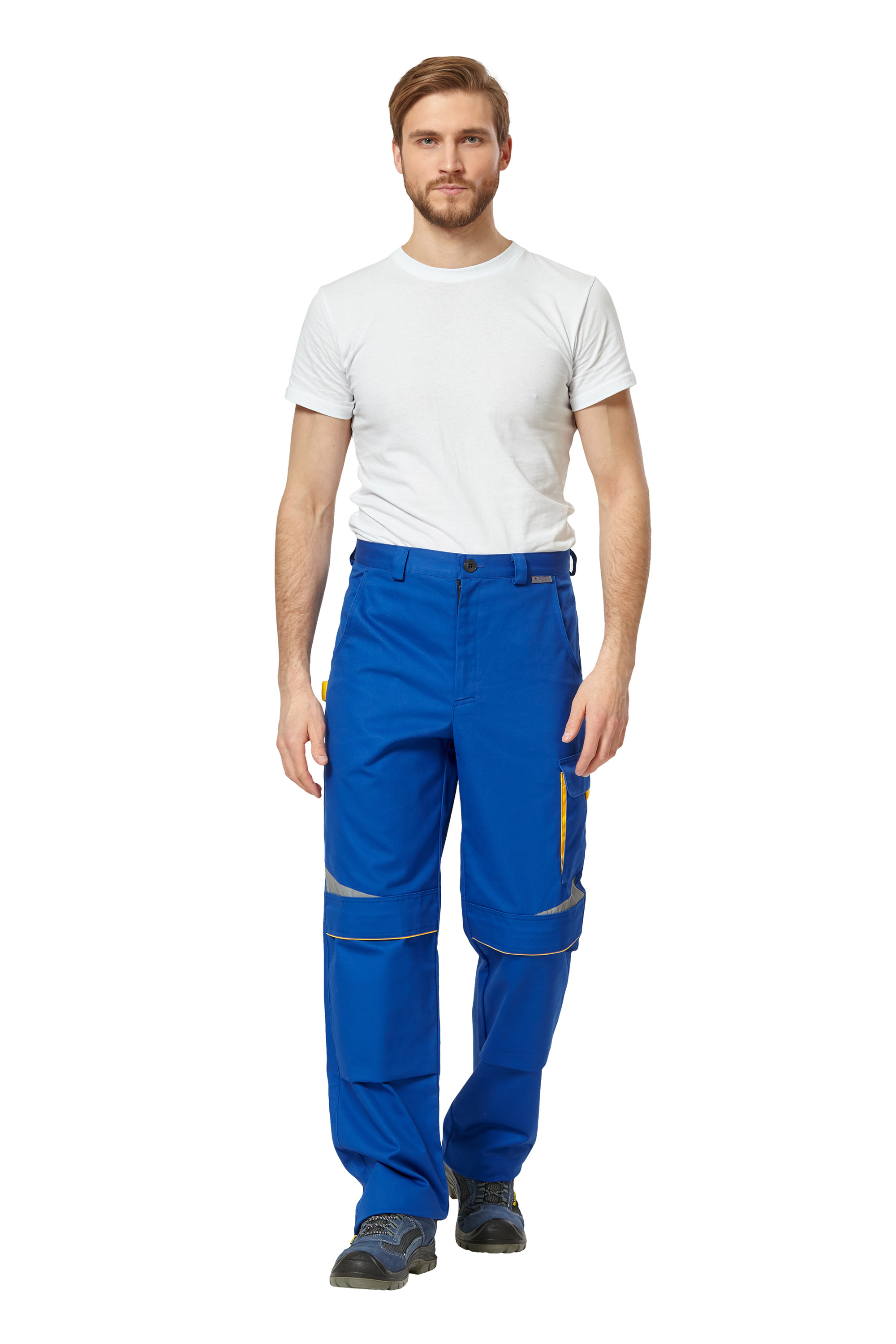 Брюки АЛАТАУ (василек/желтый)