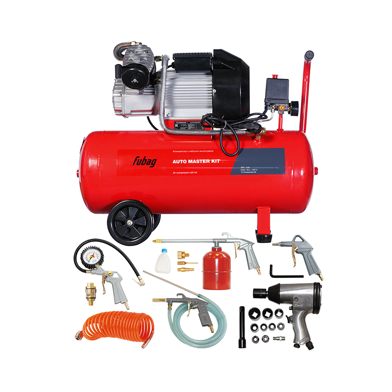 Компрессор FUBAG AUTO MASTER KIT + 10 предметов
