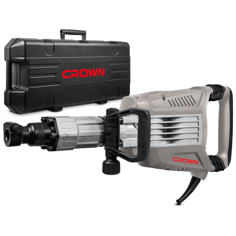 Отбойный молоток CROWN CT18124 BMC 1750Вт HEX 30 1600уд/мин 48Дж AVS
