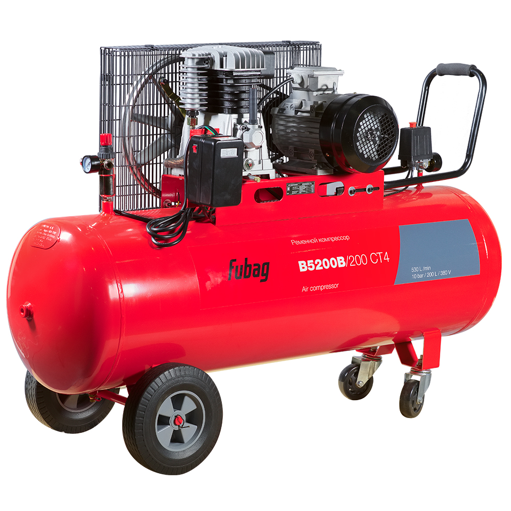 Ременной одноступенчатый компрессор FUBAG B5200B/200 CT4