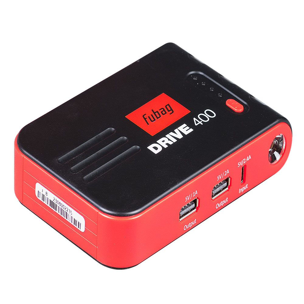 Пусковое устройство DRIVE 400 ток запуска 400А емкость аккумулятора 10000 мАч type C