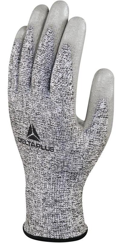 Перчатки трикотажные VENICUTD08 (VENICUT58) с полиуретановым покрытием (серый)