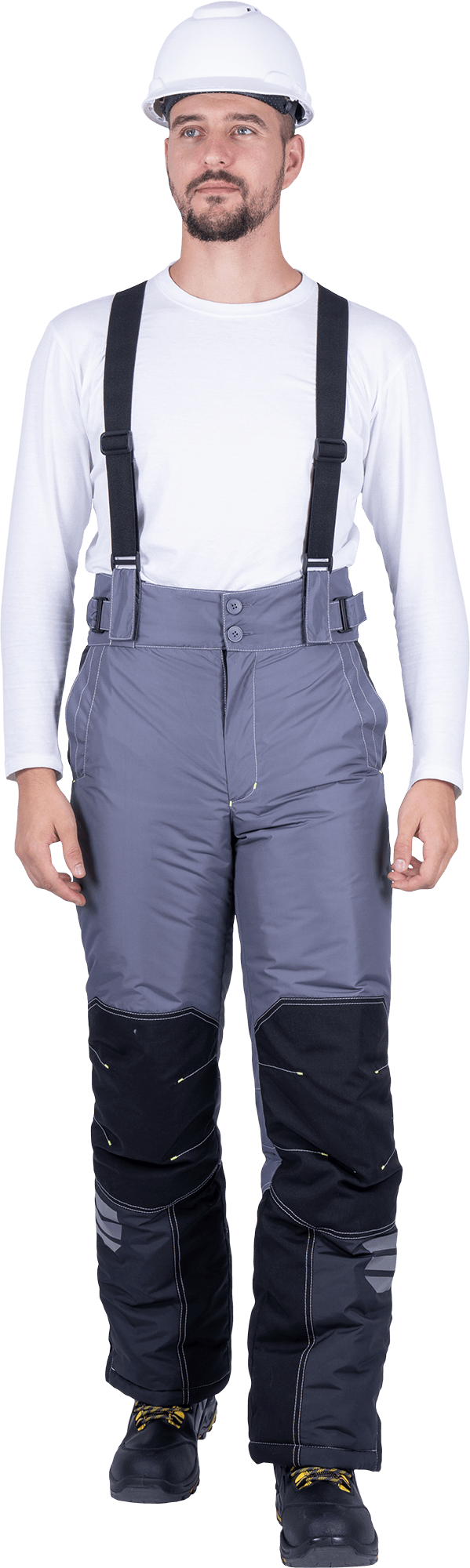 Брюки ЭДВАНС зимние (серый/т.серый/черный)