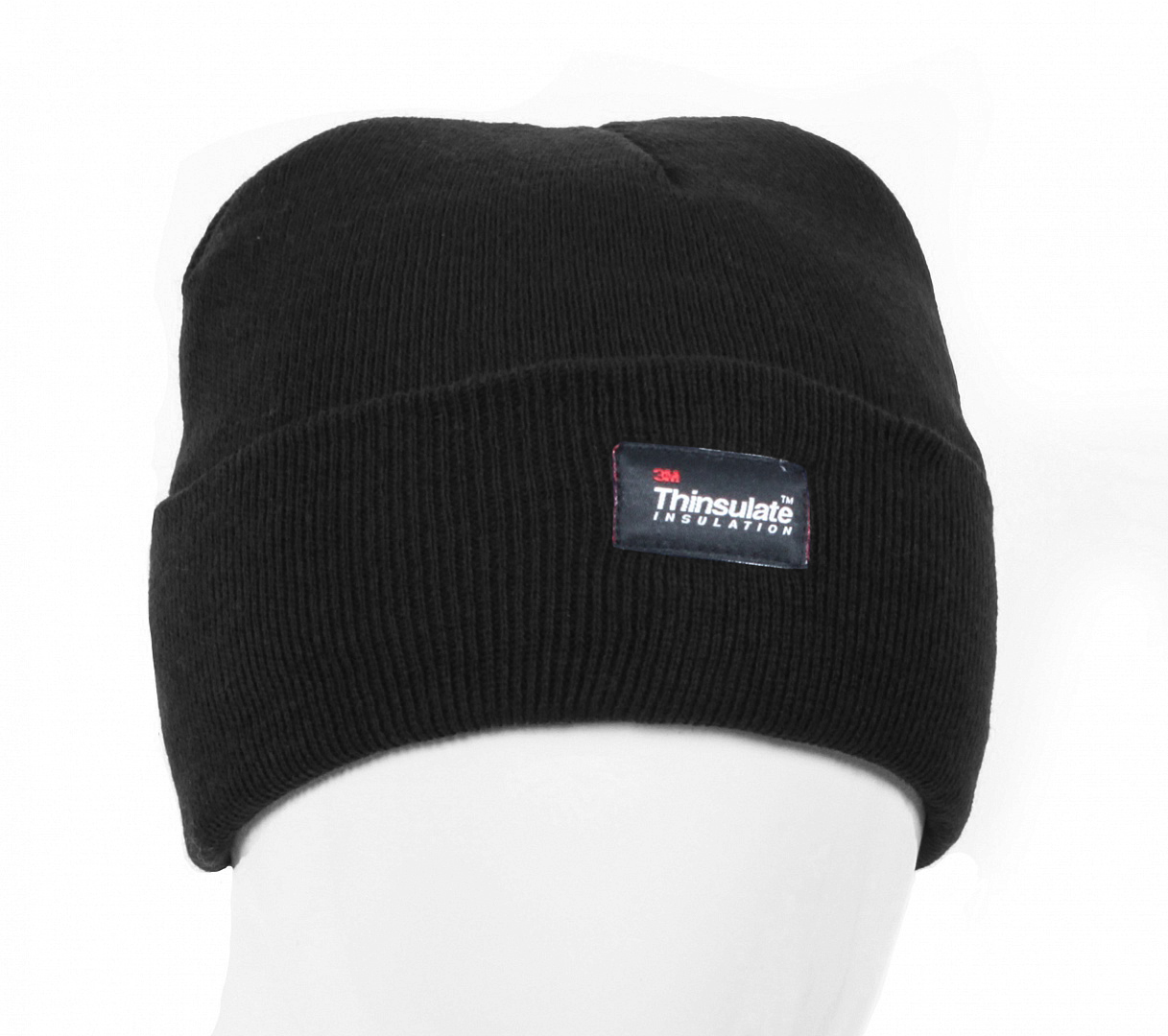 Шапка СЕВЕР трикотажная двойная утепленная (черный)