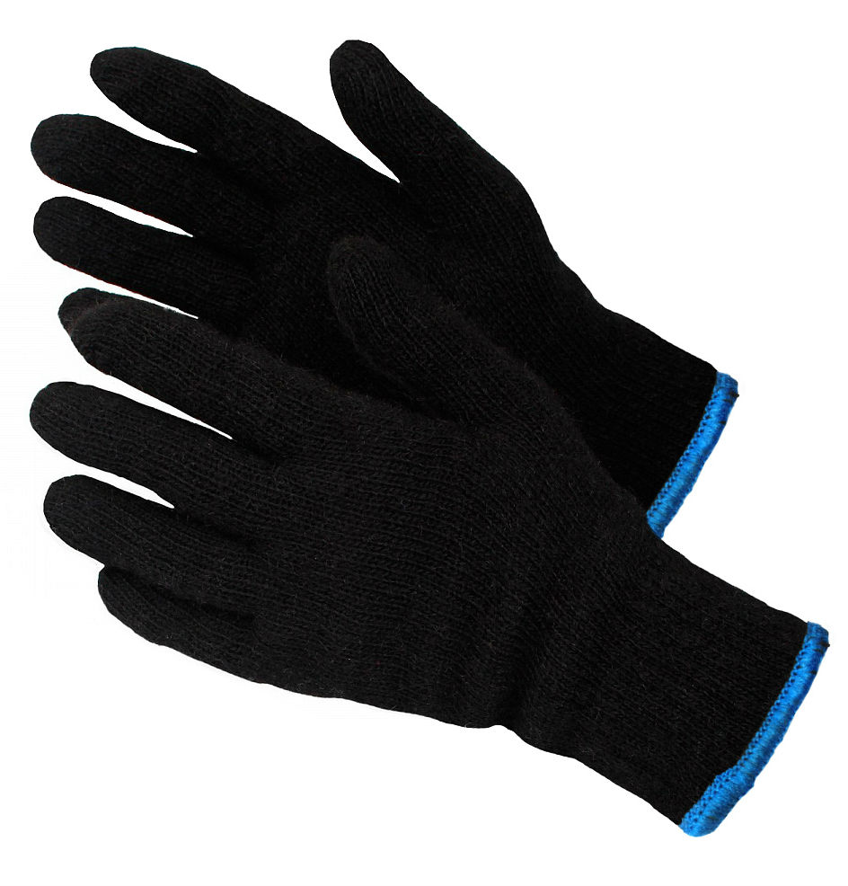 Перчатки 10кл. полушерстяные двойные